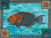 Parrotfish (18 x 24) - SOLD (Prints Available)